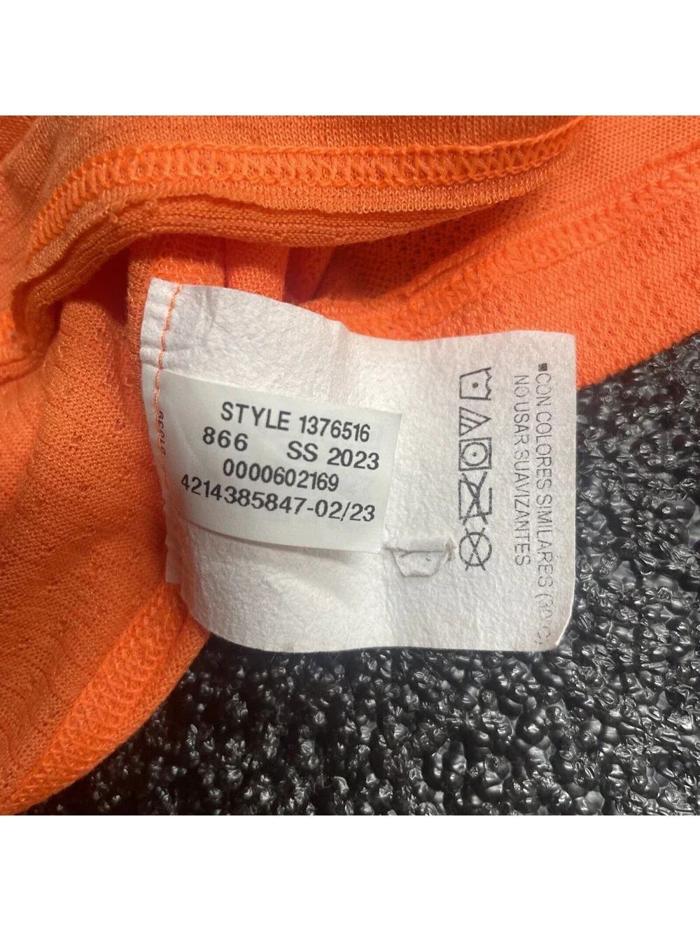 Under Armour Fitted Run Shirt Mens XXL Orange Performance Light Breathable Rare